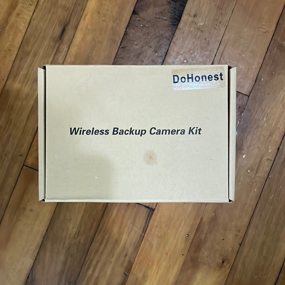 Wireless backup camera kit